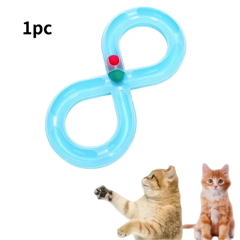 Interactief Kattenspeeltje - Bewegende Kogelbaan in Oneindig Ontwerp