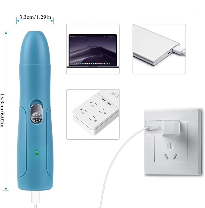 Elektrische Klauwvermaler voor Huisdieren met Usb-oplader