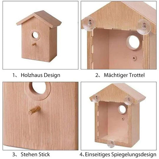 Vogelhuisje met Zuignappen
