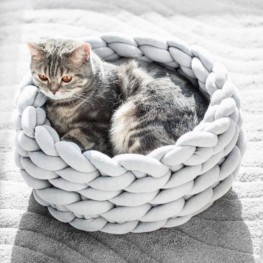 Handgeweven Kattenmand