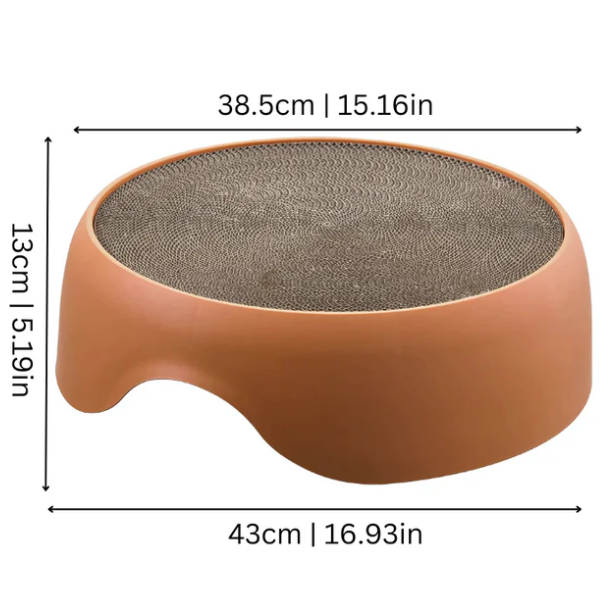 Multifunctioneel Kattenbed met Kraboppervlak en Ligkussen