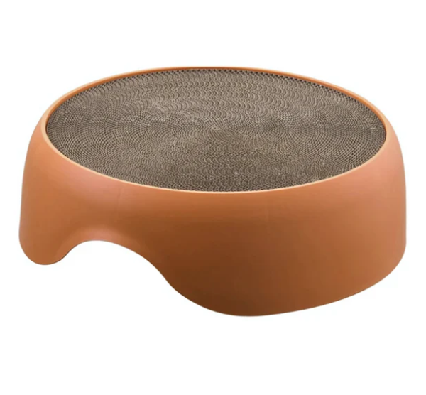 Multifunctioneel Kattenbed met Kraboppervlak en Ligkussen