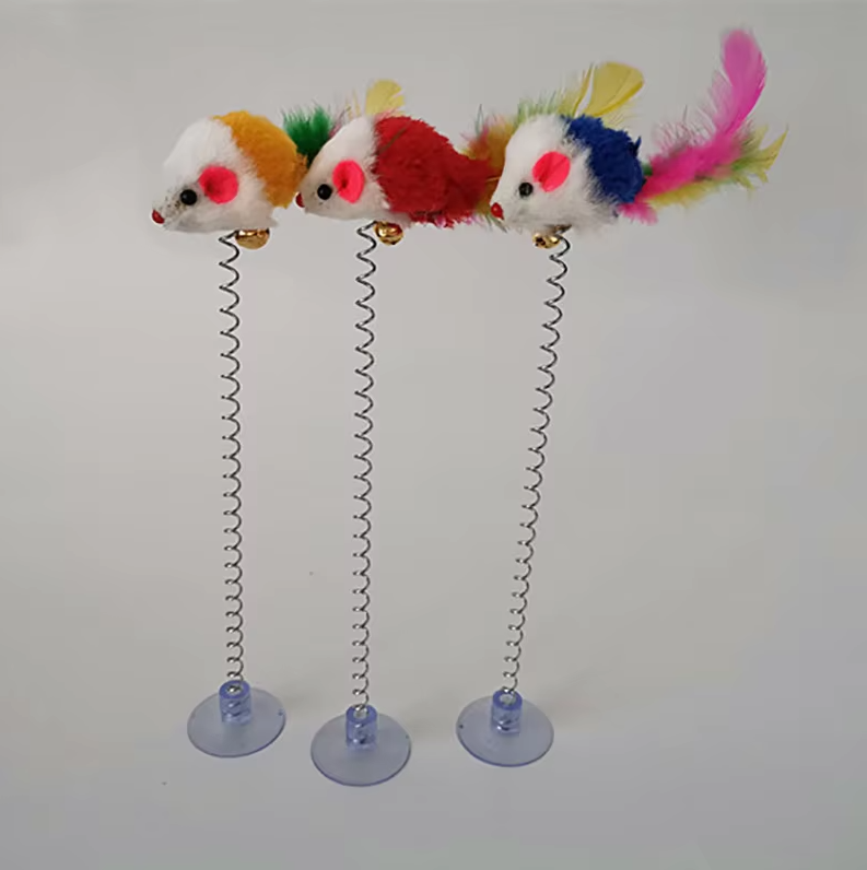 Springmuis met Zuignap - Leuk voor Katten