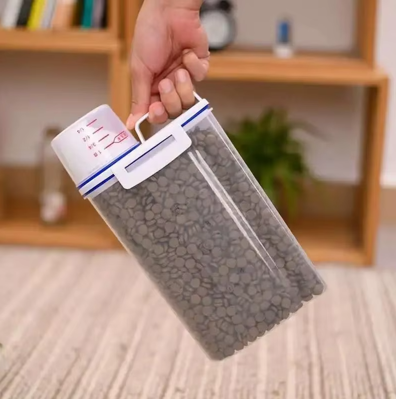 Voederdispenser voor Huisdieren met Maatbeker