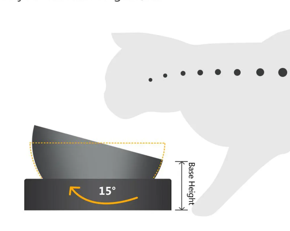 Dubbele Kattenbak van Roestvrij Staal met Standaard