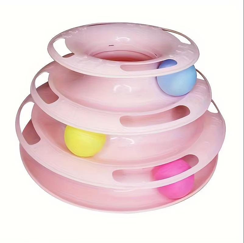 Speeltoren met Ballen - Kattenspeelgoed in 3 Fasen