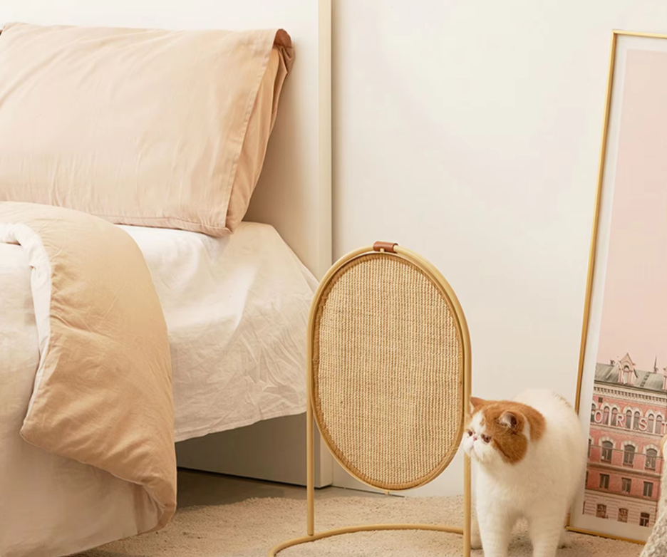 Krabpaal voor Katten in een Modern Design - Sisal Kattenspeeltje voor Klauwverzorging