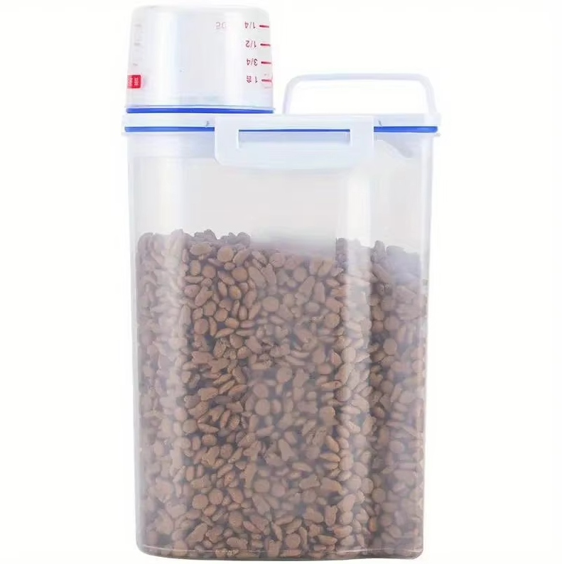 Voederdispenser voor Huisdieren met Maatbeker