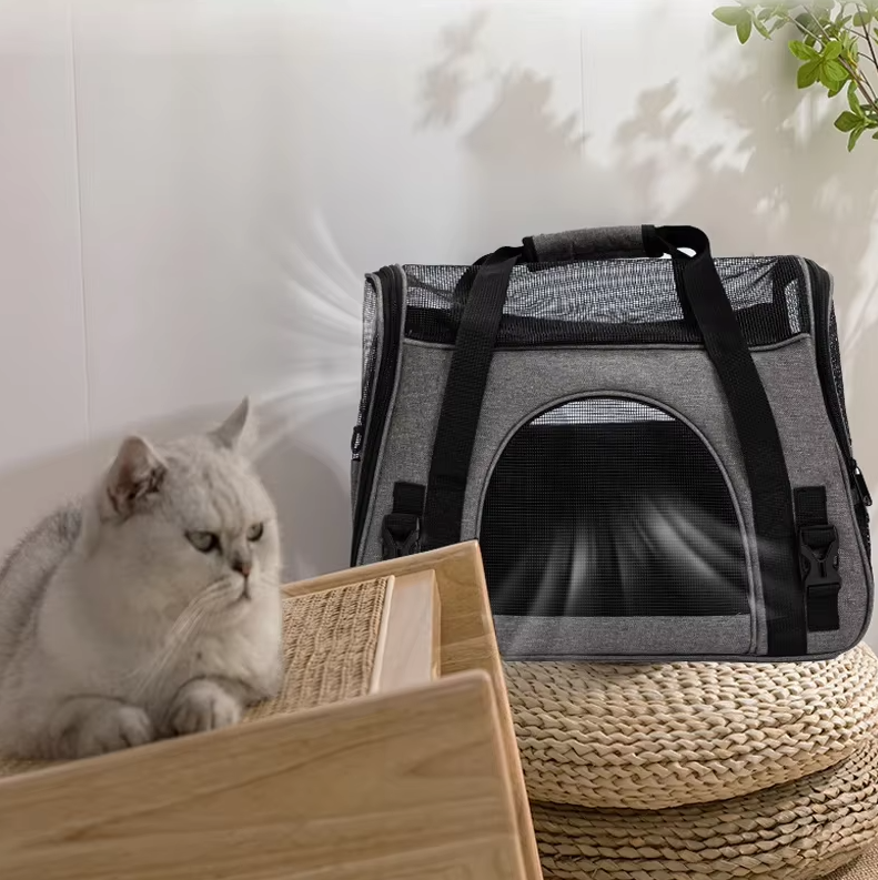 Opvouwbare Draagtas voor Huisdieren - Ademende Transporttas Geschikt voor op Reis voor Honden en Katten