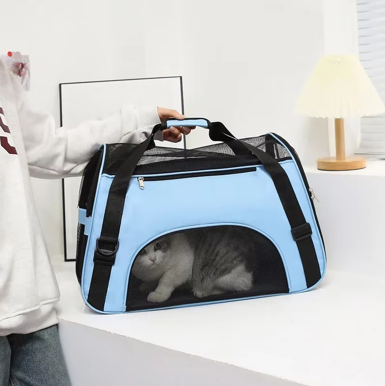Opvouwbare Draagtas voor Huisdieren - Ademende Transporttas Geschikt voor op Reis voor Honden en Katten