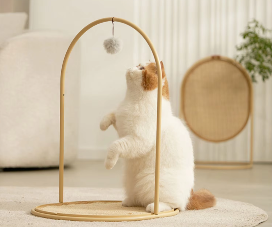 Krabpaal voor Katten in een Modern Design - Sisal Kattenspeeltje voor Klauwverzorging