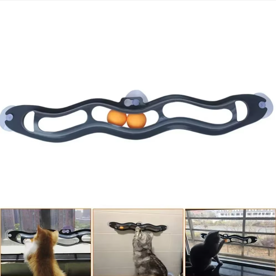 Raamkogelbaan - Spannend Kattenspeeltje