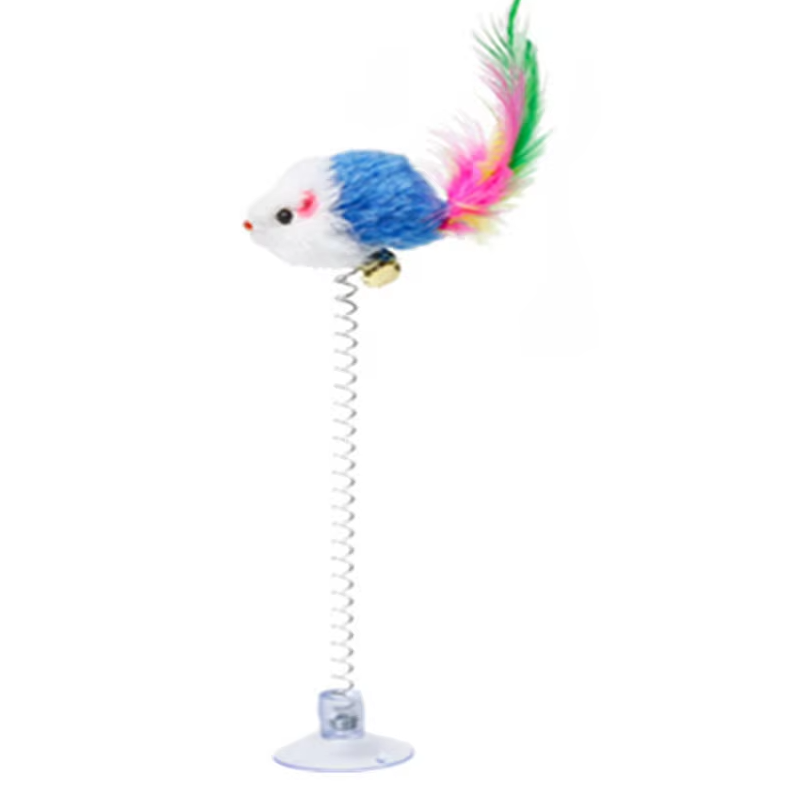 Springmuis met Zuignap - Leuk voor Katten