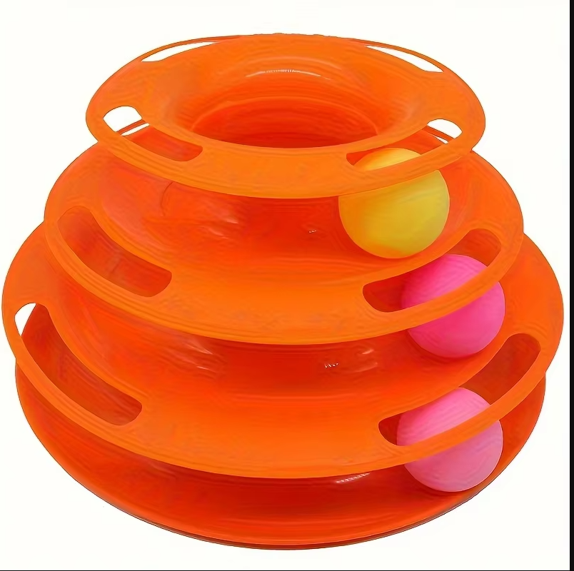Speeltoren met Ballen - Kattenspeelgoed in 3 Fasen