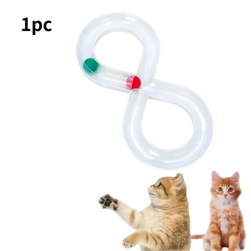 Interactief Kattenspeeltje - Bewegende Kogelbaan in Oneindig Ontwerp