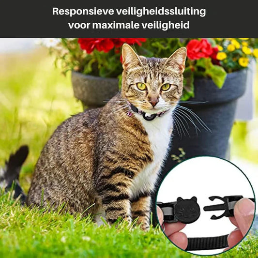 Kattenhalsband met Veiligheidsclip