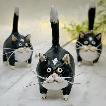Handgemaakt Kerstboomornament met Kat