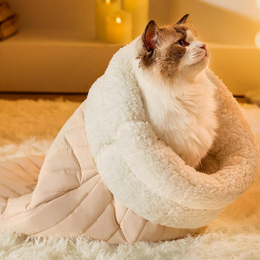 Comfortabele Kattenslaapzak