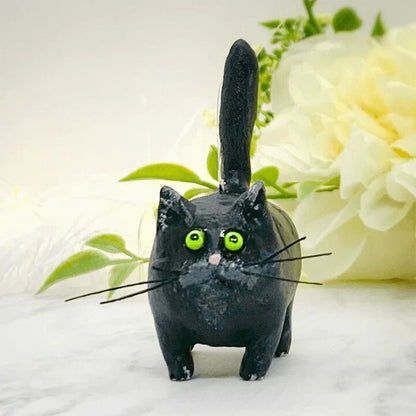Handgemaakt Kerstboomornament met Kat