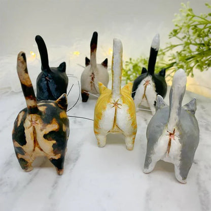 Handgemaakt Kerstboomornament met Kat