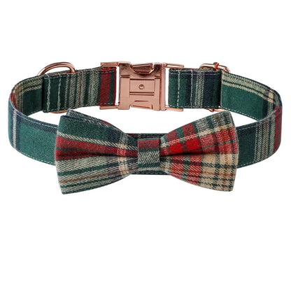 Gekleurde Hondenhalsband met Strik voor Kerst en Feestelijke Gelegenheden