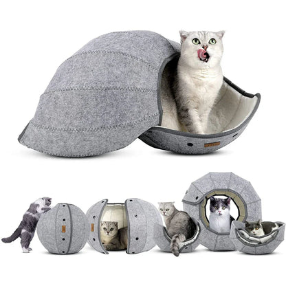 5in1 Kattenbed Speeltunnel