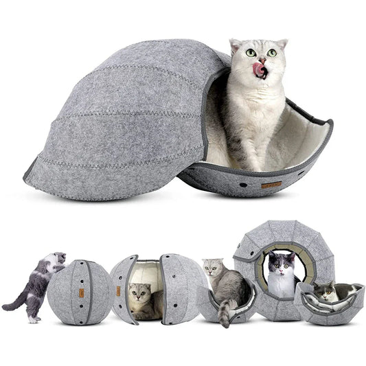 5in1 Kattenbed Speeltunnel