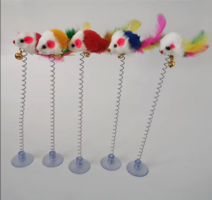 Springmuis met Zuignap - Leuk voor Katten