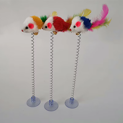 Springmuis met Zuignap - Leuk voor Katten