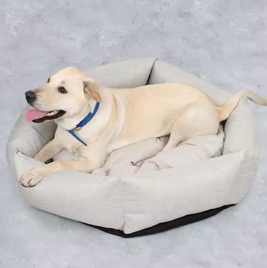 Comfortabel Hondenbed - Zacht Dierenbed met Hoge Rand voor Meer Comfort
