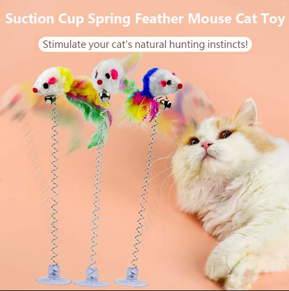 Springmuis met Zuignap - Leuk voor Katten