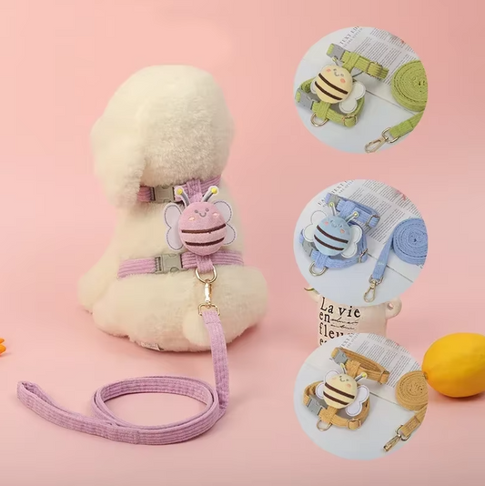 Leuk Hondentuigje met Bijenmotief - Verstelbare Riem