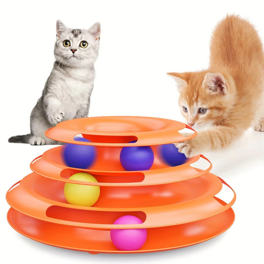 Speeltoren met Ballen - Kattenspeelgoed in 3 Fasen