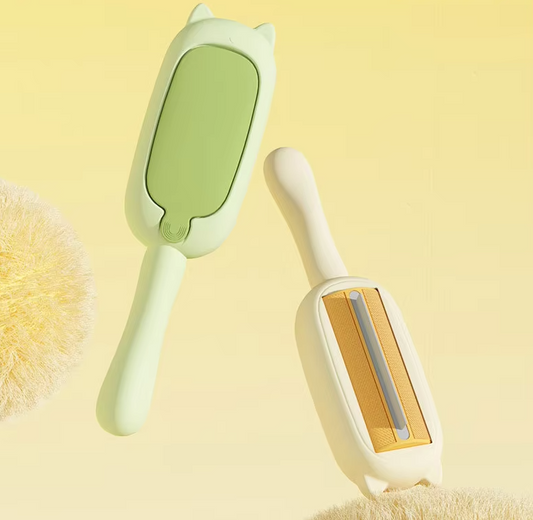 2-voudige Ontharingsborstel voor Katten - Effectieve Vachtverzorgingsborstel