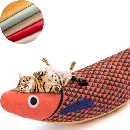 Interactief Kattenspeeltje Vis met Kattenkruid en Geluidseffect