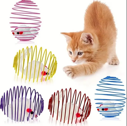Muizen in Spiraalkooi - Prooispel voor Katten