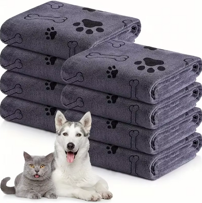 Superabsorberende Hondenhanddoek - Zachte Sneldrogende Microvezel Handdoek voor Honden Katten