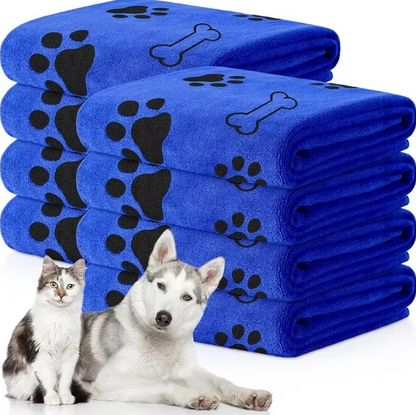 Superabsorberende Hondenhanddoek - Zachte Sneldrogende Microvezel Handdoek voor Honden Katten