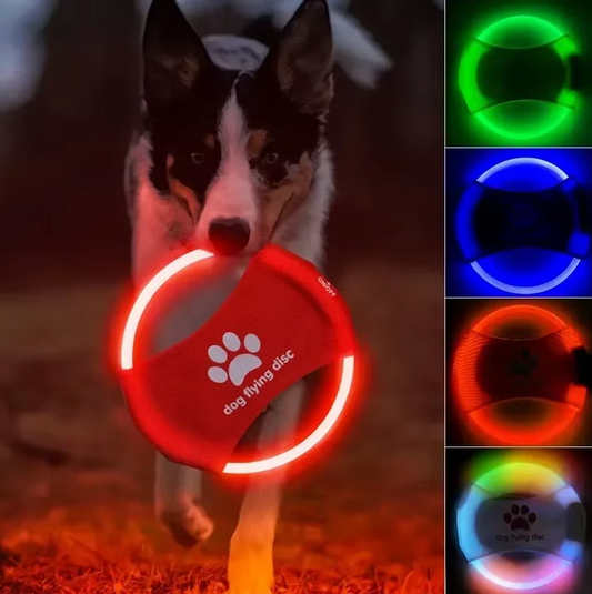 Led Dog Disc - Lichtgevende Vliegende Schijf voor Honden