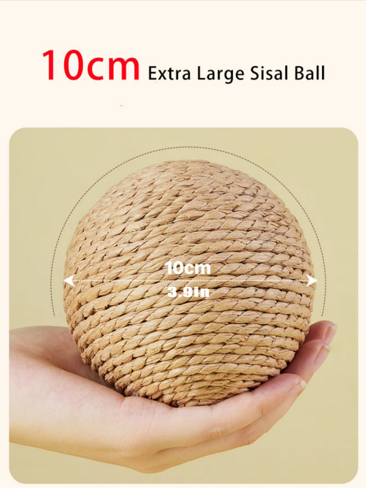 Natuurlijke Sisal Bal - Krab- en Speelbal voor Katten