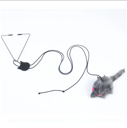 Interactief Deurspeeltje - Springende Muis voor Actieve Katten