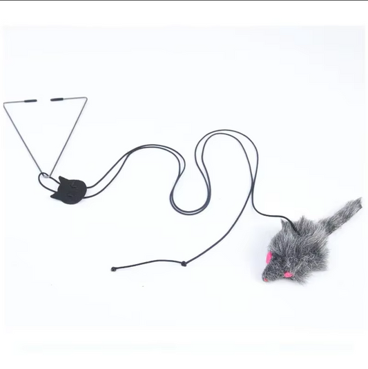 Interactief Deurspeeltje - Springende Muis voor Actieve Katten