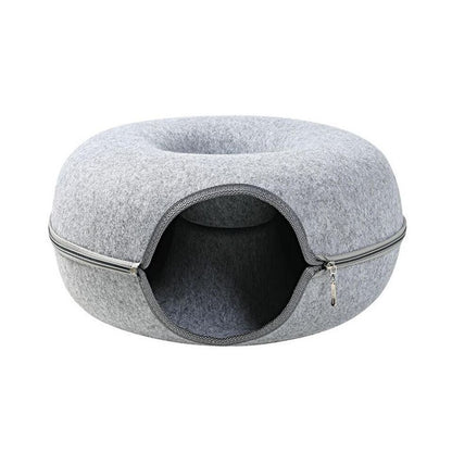 2in1 Donut Kattenbed en Grot